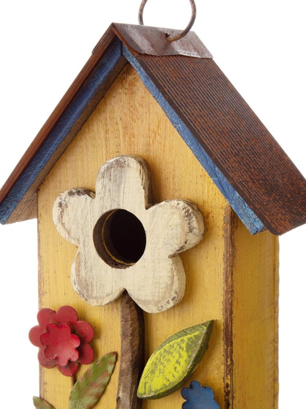 Bird Houses for Outside, 10.2" H Hanging Bird House for Outdoor Patio Garden Dec - Picture 9 of 9